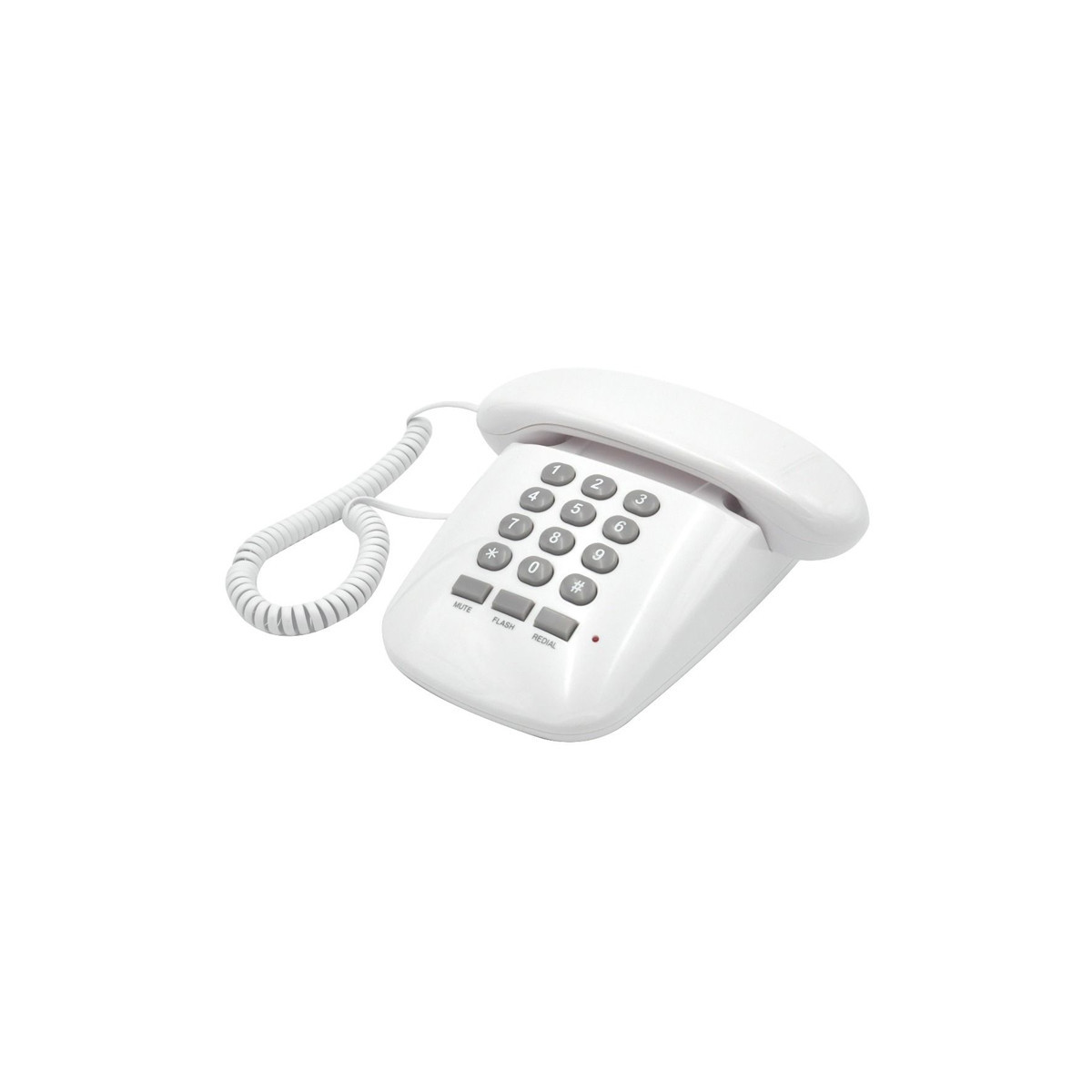 BRONDI SOLE (BIANCO) - TELEFONO CORDED - DESIGN RETRO''