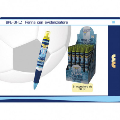 BPE01LZ LAZIO PENNA CON EVIDENZIATORE