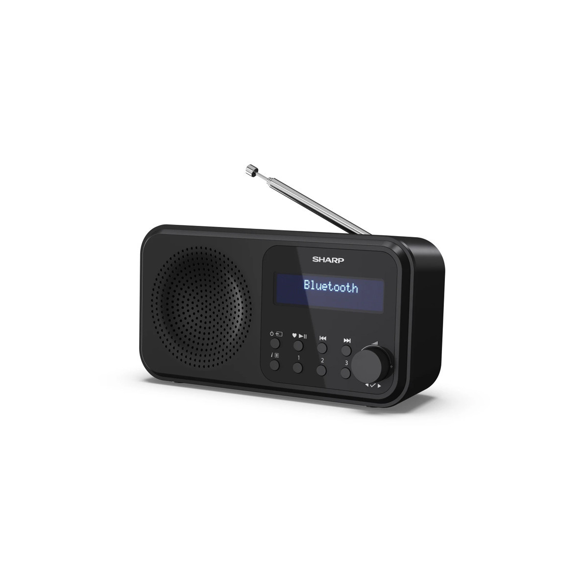 SHARP DR-P420(BK) - RADIO DIGITALE PORTATILE - DAB/DAB+ - LCD MONOCROMATICO - BLUETOOTH 5.0 - BLACK