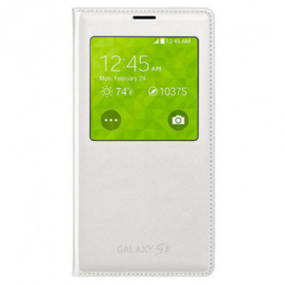 FLIP COVER SAMSUNG S5 WHITE