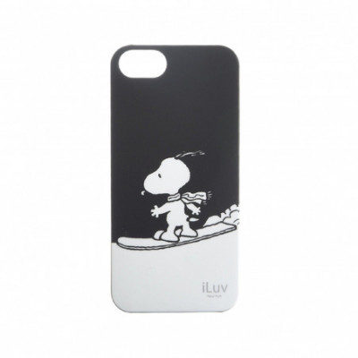 COVER ILUV SNOOPY BLACK ICA7H383BLK PER IPHONE 5 - 5S - SE