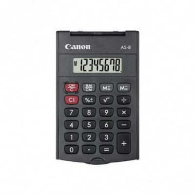 CANON AS-8 (4598B001) - CALCOLATRICE TASCABILE 8 CIFRE