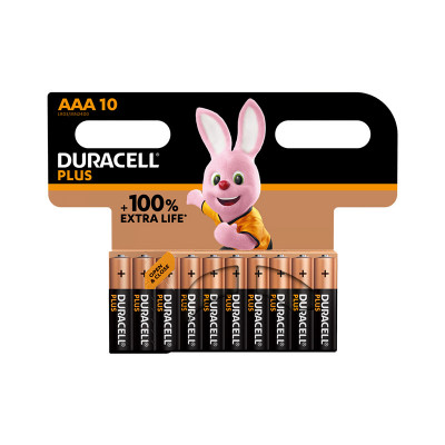 DURACELL PLUS BLISTER 10 MINISTILO AAA