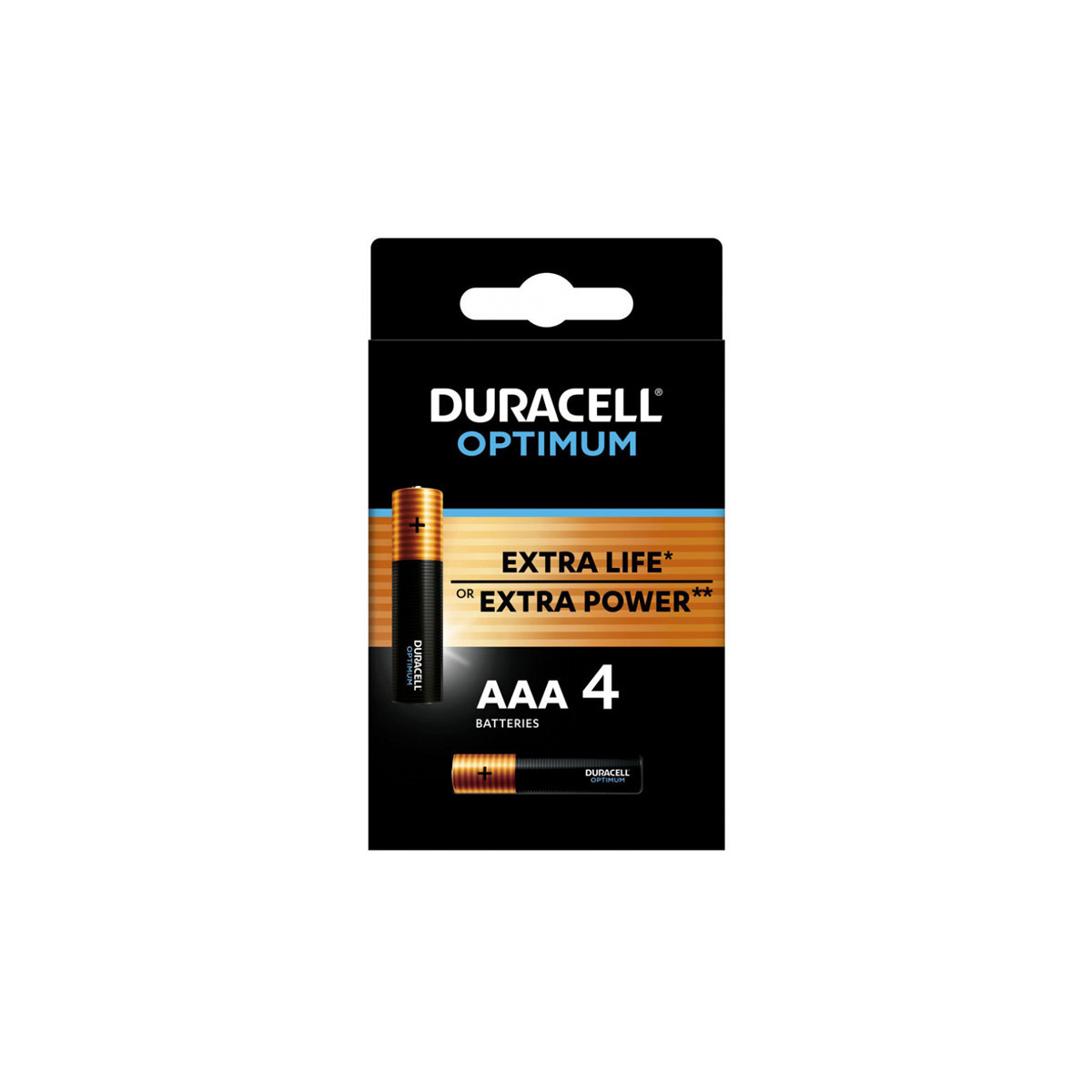 DURACELL OPTIMUM BLISTER 4 MINISTILO AAA (LR3/MX2400)