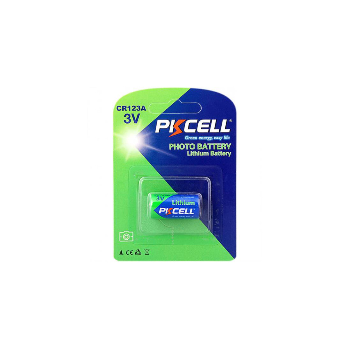 PKCELL CR-123A - BATTERIA A LITIO - 3VOLTS