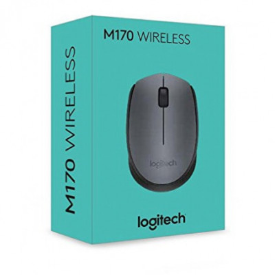 MOUSE LOGITECH M170 WIRELESS BLACK 910-004642