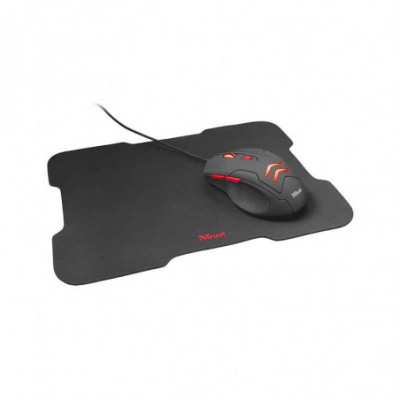 TRUST ZIVA (21963) - MOUSE GAMING + MOUSEPAD