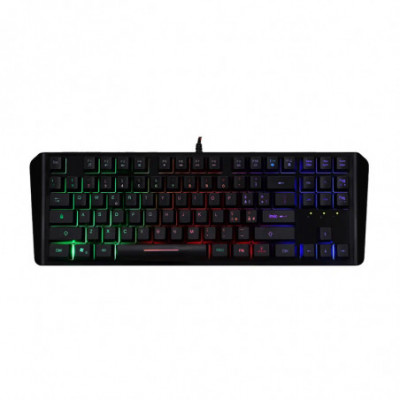 NOUA COSMO - TASTIERA GAMING A MEMBRANA - ILLUMINAZIONE RGB - 87 TASTI