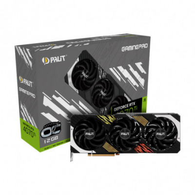 PALIT GEFORCE RTX 4070 Ti GAMING PRO OC EDITION 12GB GDDR6X - SCHEDA VIDEO