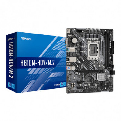 ASROCK H610M-HDV M.2 - MAINBOARD MICRO ATX - DDR4 - SOCKET 1700 - HDMI