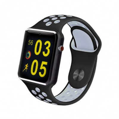 SMART FITNESS WATCH AKAI AKSW06 BLACK - LCD 16 PEDOMETRO CARDIO MON. SONNO