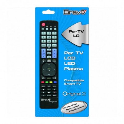 BRAVO ORIGINAL 2 (90202048) - TELECOMANDO COMPATIBILE FEDELMENTE RIPRODOTTO PER TV LG