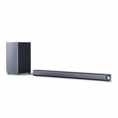 SHARP HT-SBW800 - SOUNDBAR 5.1.2 - SUBWOOFER WIRELESS - 570W - DOLBY ATMOS - HDMI - WIFI - BLUETOOTH - CHASSIS ALLUMINIO