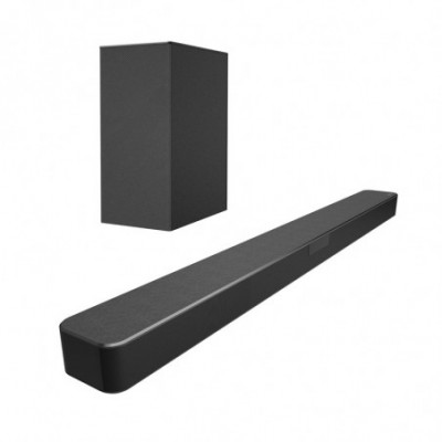 LG SN5 - SOUNDBAR 2.1 - SUBWOOFER WIRELESS - 400W - BLUETOOTH - DTS VITUAL X - AI SOUND PRO - HI-RES AUDIO