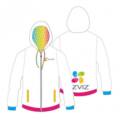 FELPA UOMO RAINBOW ZIP - TAGLIA S