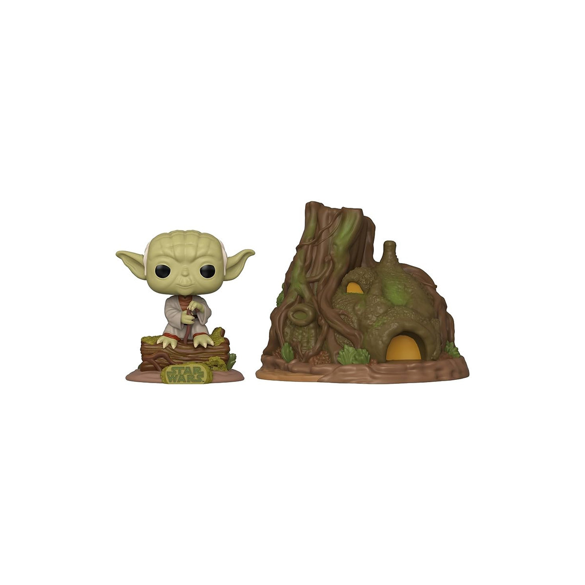 FUNKO POP DAGOBAH YODA WITH HUT (46765) - STAR WARS - TOWN - NUM.11