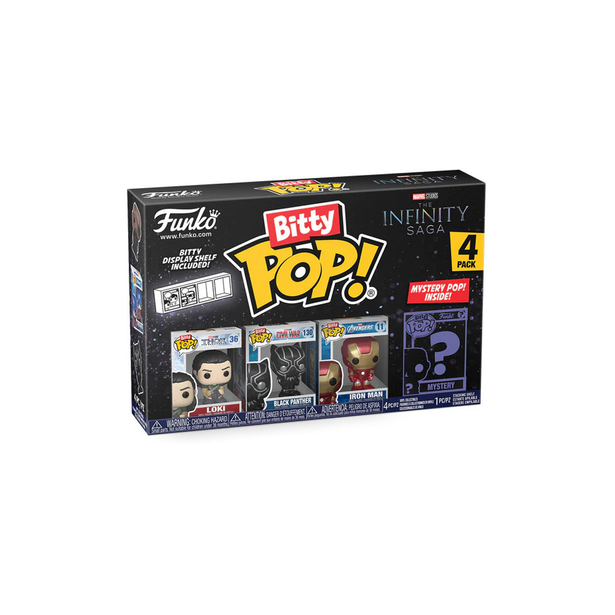 FUNKO POP BITTY POP 4-PACK LOKI (71506) - MARVEL