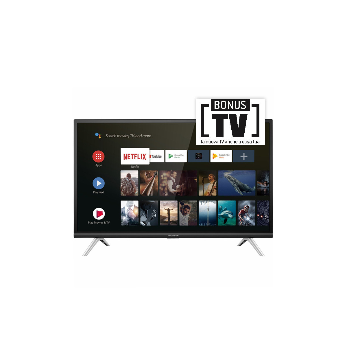 THOMSON 32HE5606 - 32 ANDROID TV LED HD - BLACK - IT