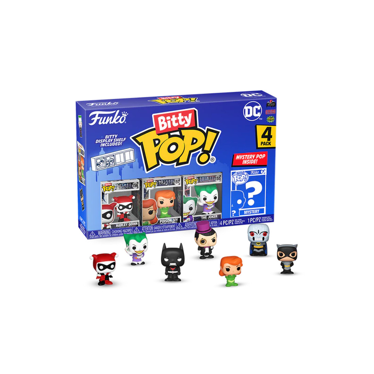 FUNKO POP BITTY POP 4-PACK SERIE 3 (71313) - DC COMICS