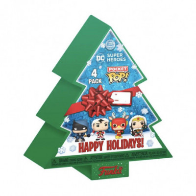 FUNKO POP TREE HOLIDAY BOX 4-PC (65542) - DC COMICS - HOLIDAY