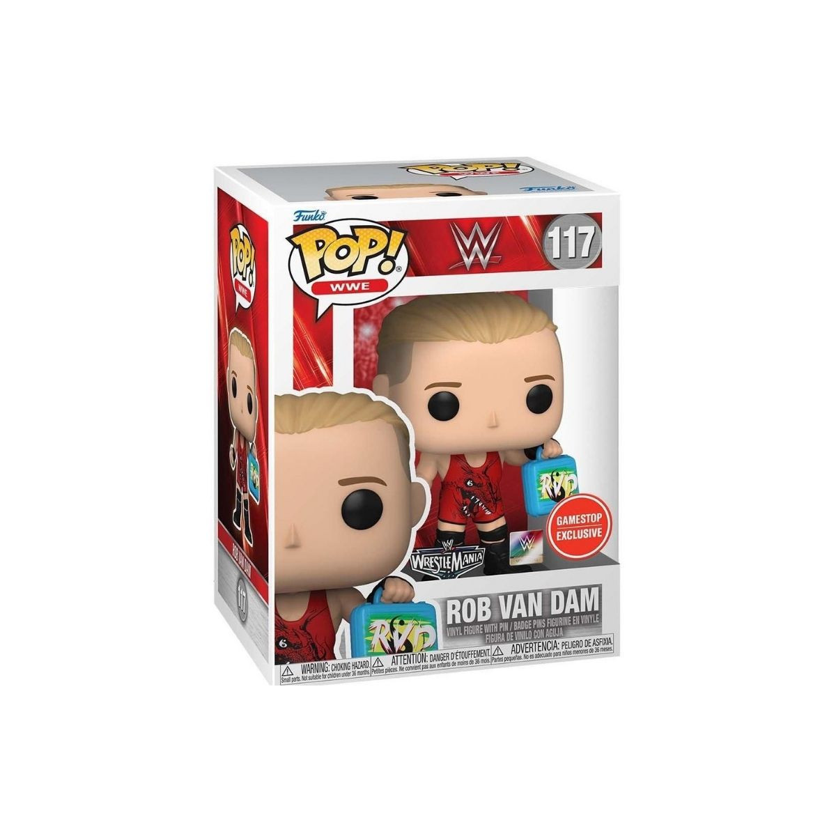 FUNKO POP (65099) - PIN - WWE- WM ROBVANDAM W/MITB