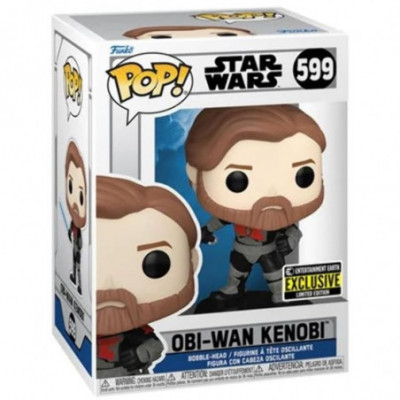 FUNKO POP (68283) - STAR WARS - CLONE WARS- MANDO OBI WAN