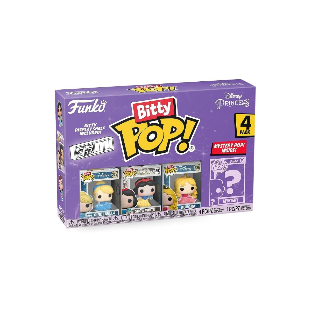 FUNKO POP (73029) - BITTY POP - DISNEY P- CINDERELLA 4PK