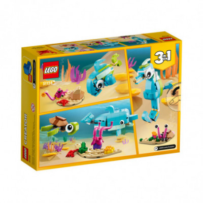 LEGO 31128 - DELFINO E TARTARUGA - CREATOR 3-IN-1