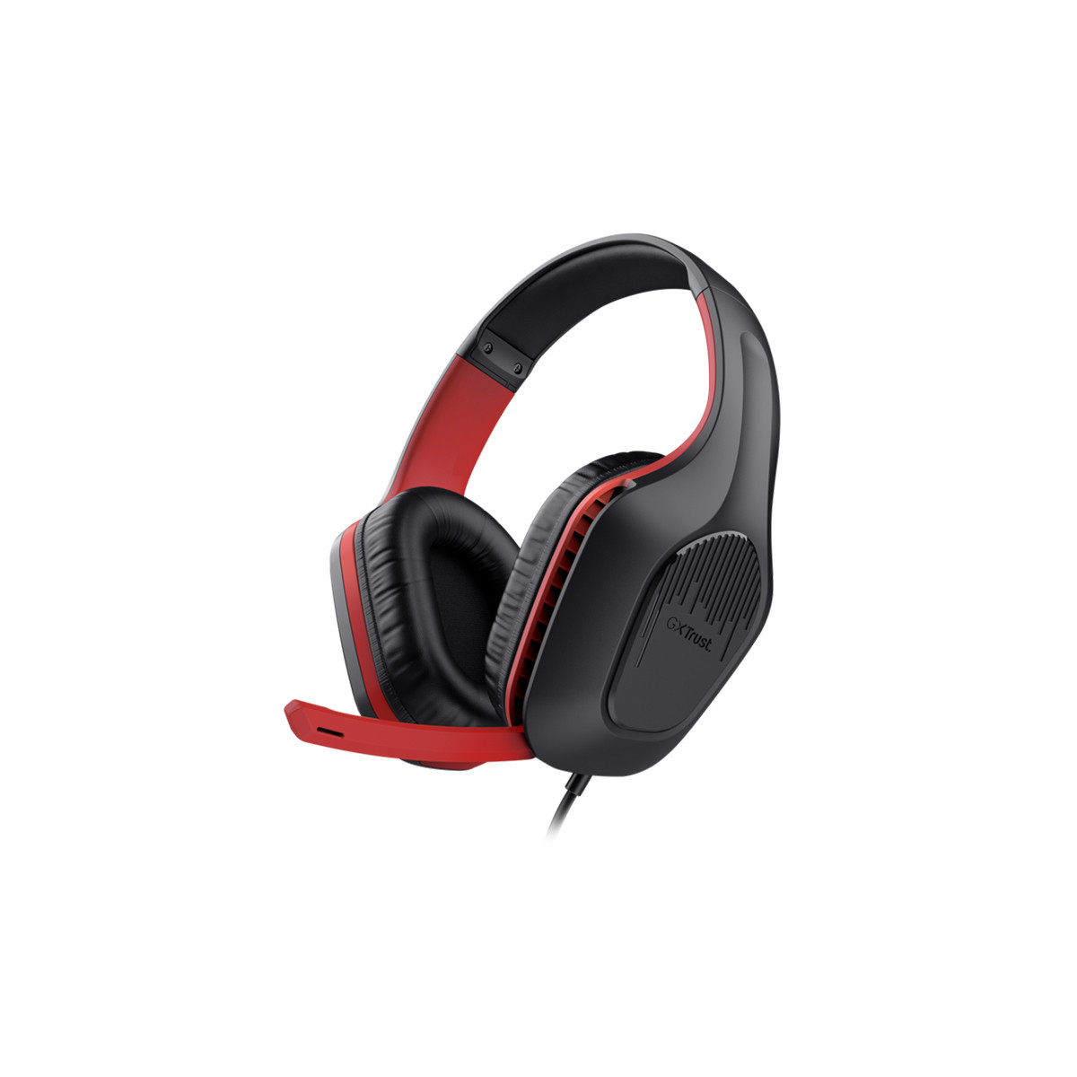 TRUST GXT 415S ZIROX (24995) - CUFFIE GAMING OVER-EAR PER SWITCH E MULTIPIATTAFORMA - BLACK/RED