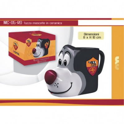 MC05RO ROMA TAZZA MASCOTTE IN CERAMICA