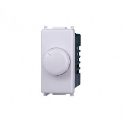 ETTROIT REGOLATORE DIMMER 100-1000W ON/OFF - SERIE STARLIGHT - BIANCO (EV1301) Compatibile Vimar Plana