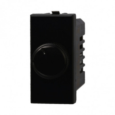 ETTROIT REGOLATORE DIMMER 100-1000W ON/OFF - SERIE MOON - NERO (AN1301) Compatibile BTicino Axolute