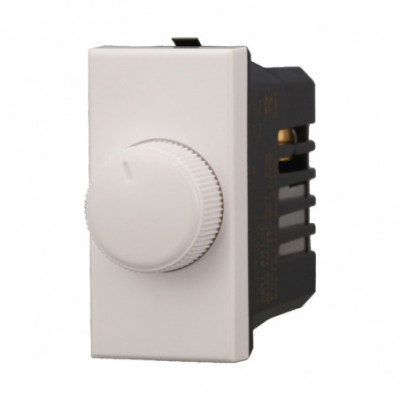 ETTROIT REGOLATORE DIMMER 100-1000W ON/OFF - SERIE MOON - BIANCO (AB1301) Compatibile ABB Axolute