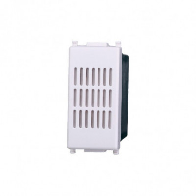 ETTROIT MODULO SUONERIA 6A 220V - SERIE STARLIGHT - BIANCO (EV1601) Compatibile Vimar Plana