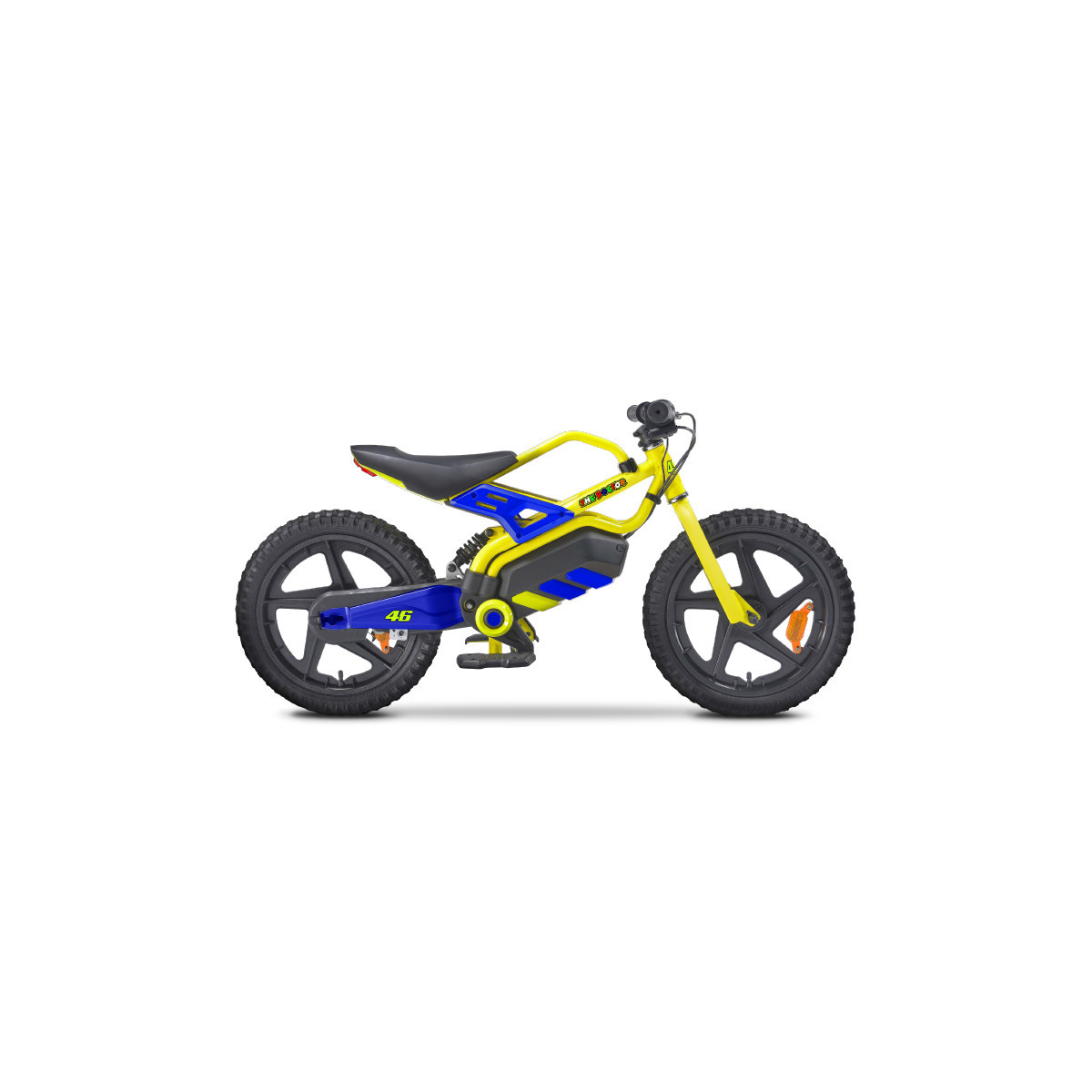 VR46 E-BIKE  MOTORBIKE-X - MOTORE 150W  - RUOTE 16 X 2.4 - 16 KM/H