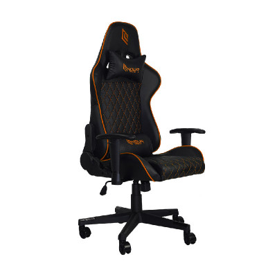 SEDIA GAMING NOUA KUI K7 - Black/Orange Braccioli 2D e Schienale Inclinabile