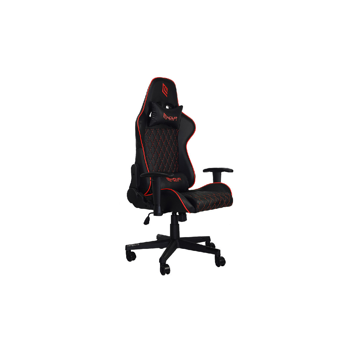 SEDIA GAMING NOUA KUI K7 - Black/Red Braccioli 2D e Schienale Inclinabile