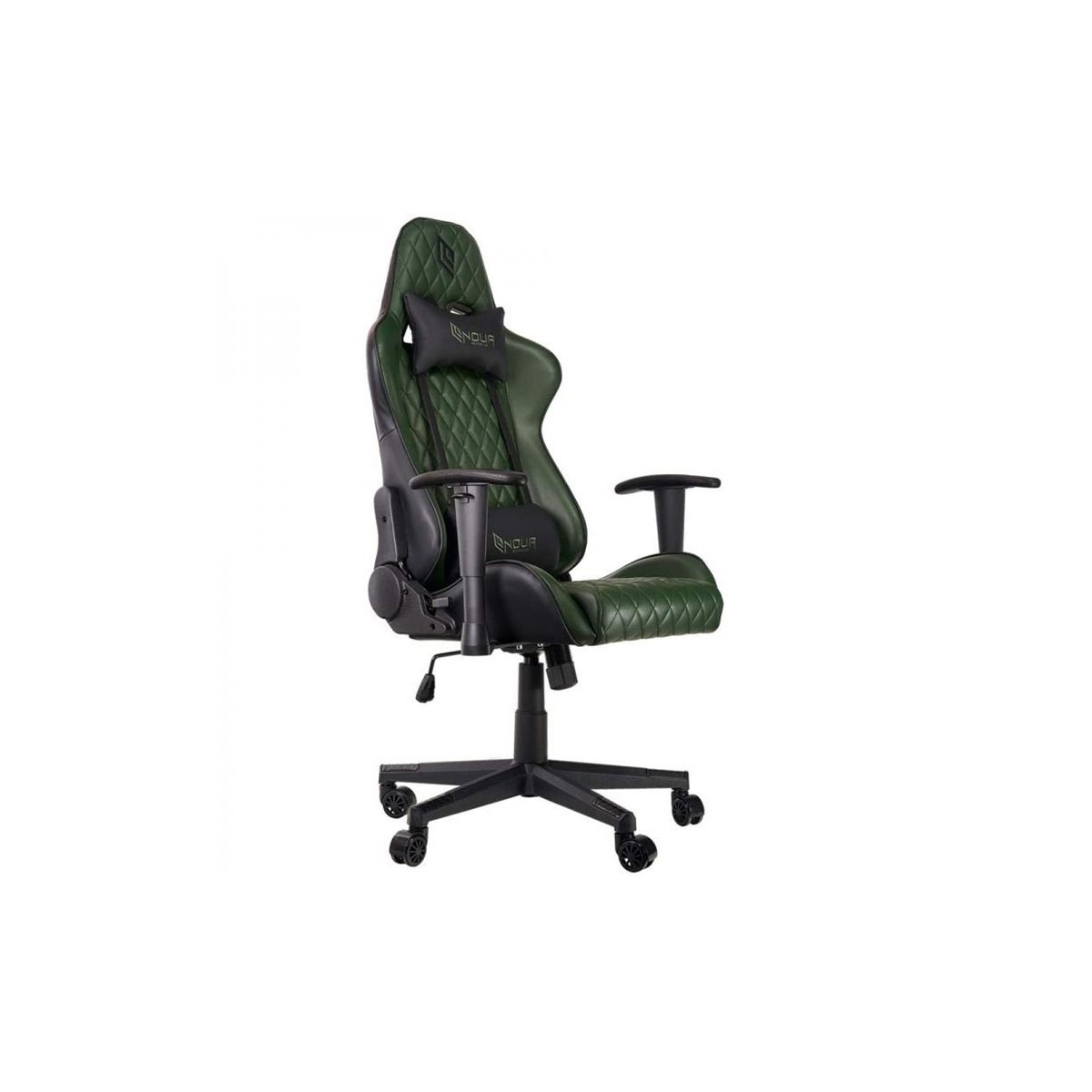 SEDIA GAMING NOUA KUI K7 - Green Military/Black Braccioli 2D e Schienale Inclinabile