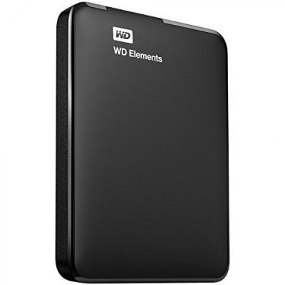 WESTERN DIGITAL ELEMENTS PORTABLE HDD 2TB (WDBU6Y0020BBK) - HARD DISK ESTERNO 2TB - USB 3.0