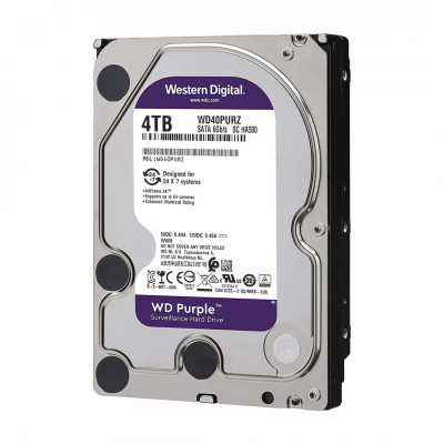 WESTERN DIGITAL WD PURPLE HDD 4TB (WD42PURZ) - HARD DISK INTERNO -  3.5 - SATA 3