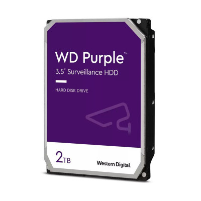 WESTERN DIGITAL WD PURPLE HDD 2TB (WD22PURZ) - HARD DISK INTERNO -  3.5 - SATA 3