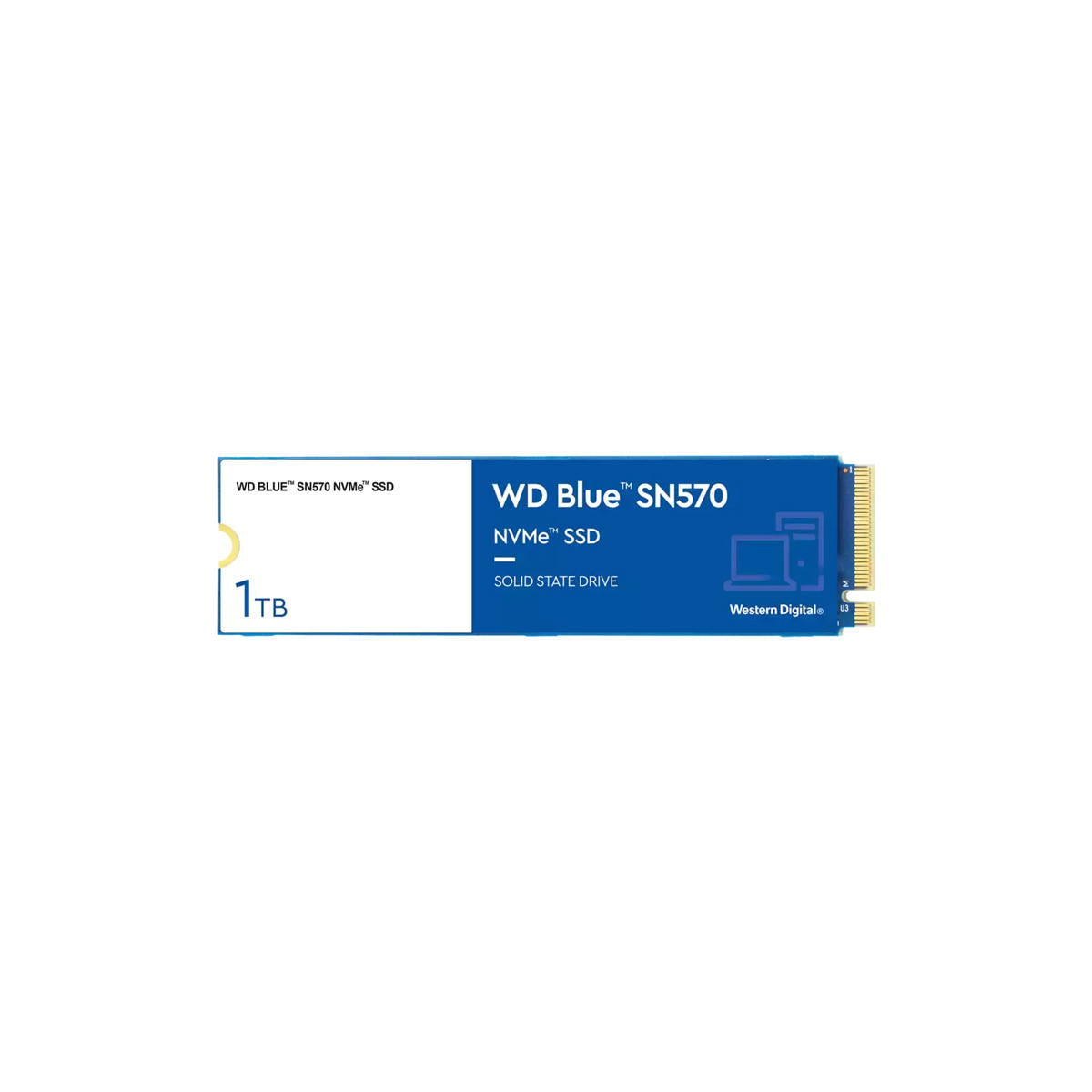 WESTERN DIGITAL WD BLUE SSD NVME 1TB (SN570) (WDS100T3B0C) - INTERNO -. 2.5