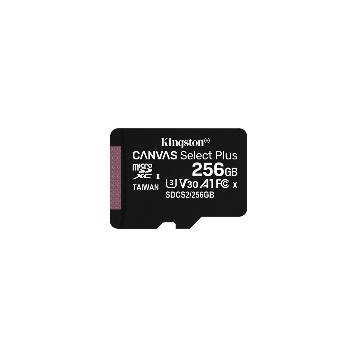 KINGSTON CANVAS SELECT PLUS 256GB (SDCS2/256GB) - MICRO SD 256GB + ADATTATORE SD