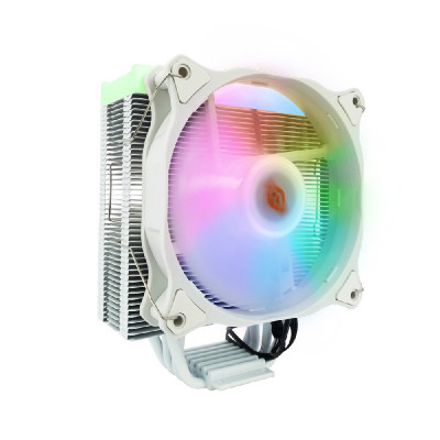 DISSIPATORE NOUA NUMB WHITE ARGB 120W Tower 4 Heatpipes 1*Fan PWM 120mm Add 5V Intel  e  AMD