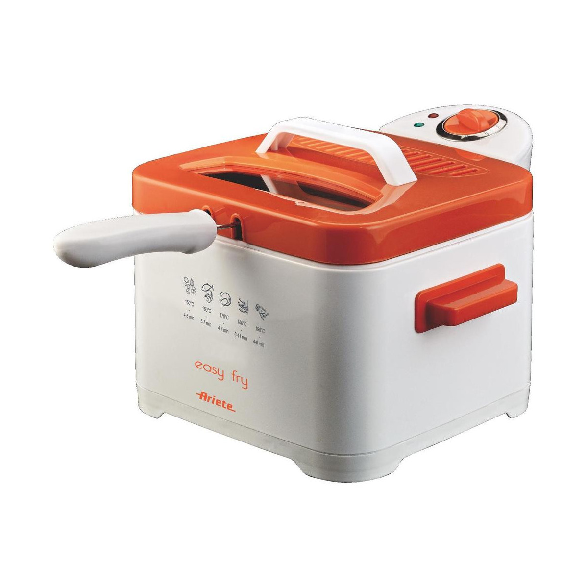 ARIETE EASY FRY (4611) - FRIGGITRICE ELETTRICA - 2.5L - 2000W - LAVABILE IN LAVASTOVIGLIE