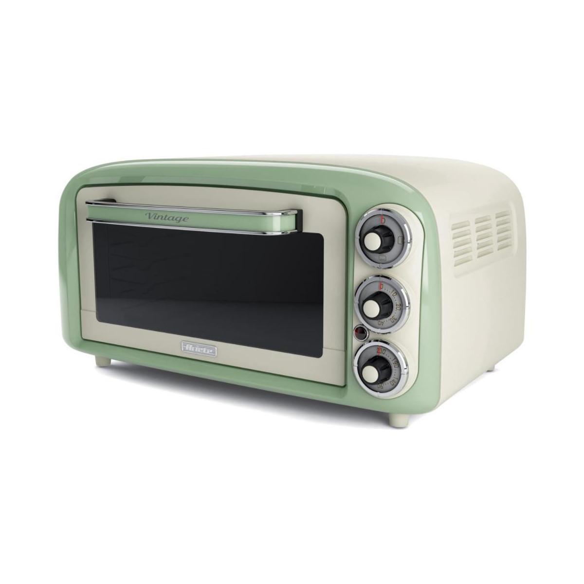 ARIETE FORNO VINTAGE VERDE (0979/04) - 18L - 3 POSIZIONI COTTURA - TIMER 60 MIN - 1380W