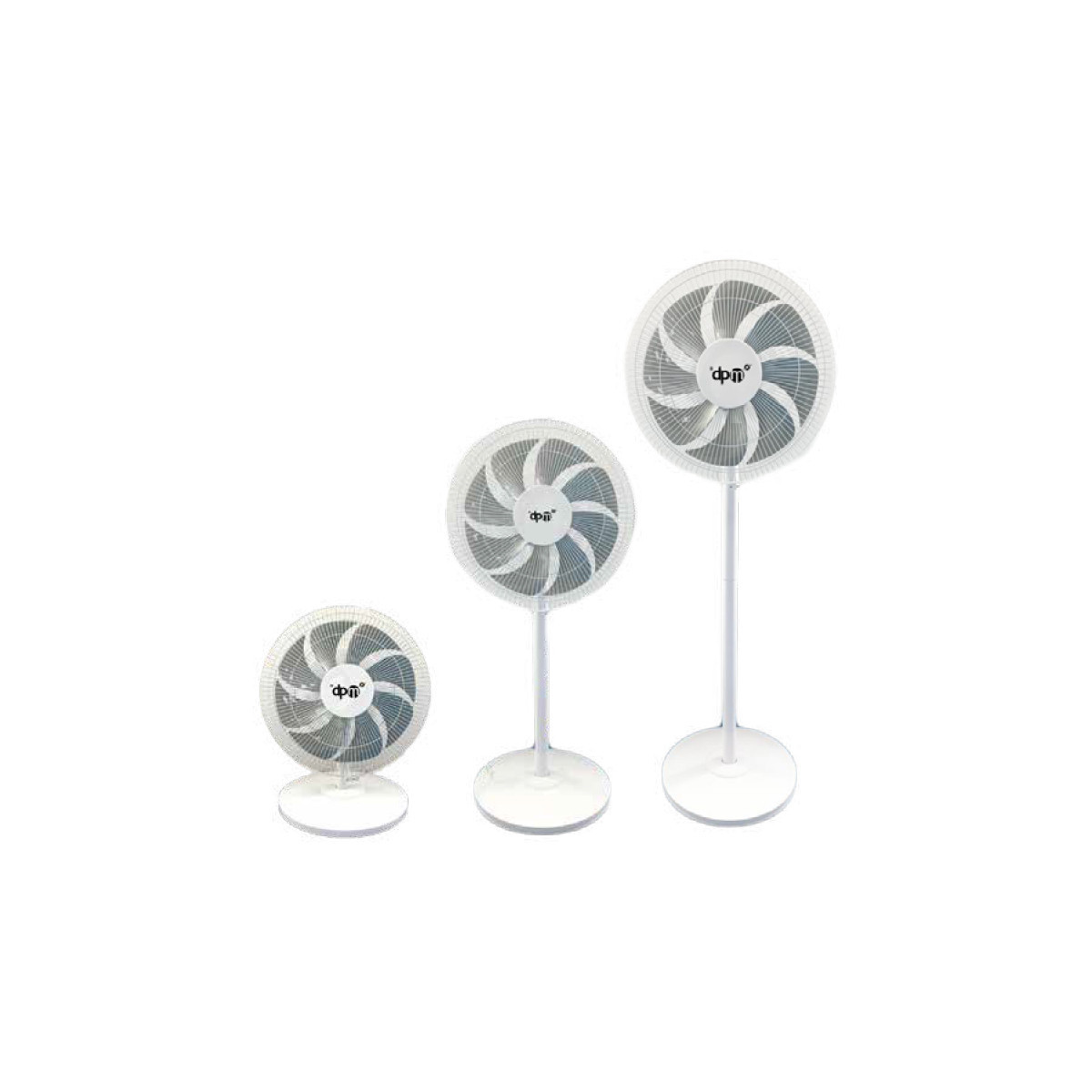 DPM DAVID (FS40) - VENTILATORE A PIANTANA 3IN1 - 8 PALE - 40CM ALTEZZA REGOLABILE