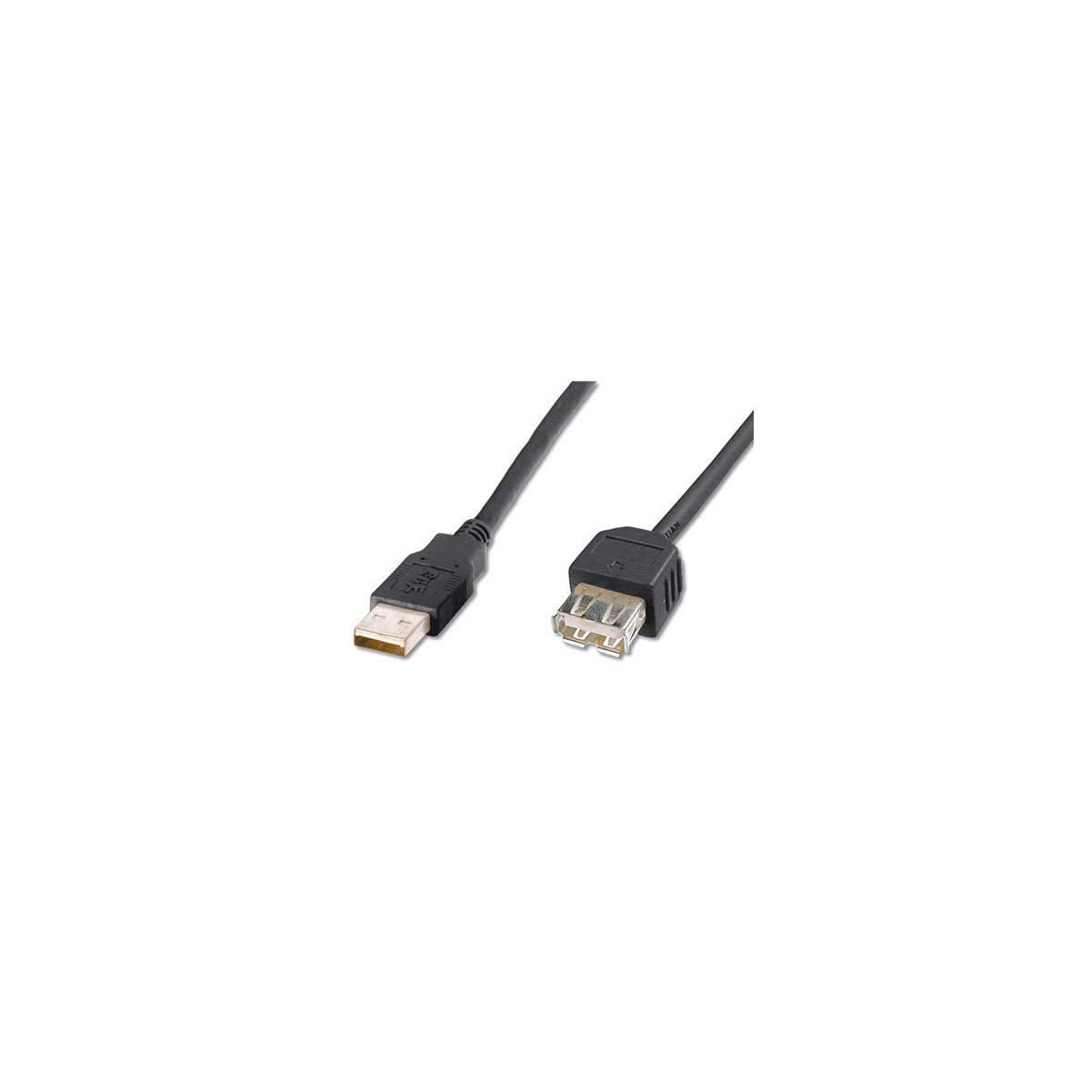 CAVO PROLUNGA USB 1.8MT BLACK M/F