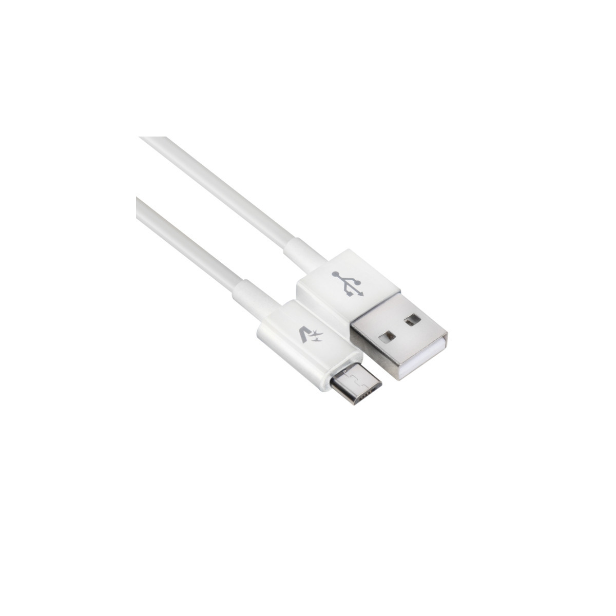 VULTECH SM-T112WH - CAVO USB / MICRO USB - RIVESTIMENTO TPE - 1M - COLORE BIANCO