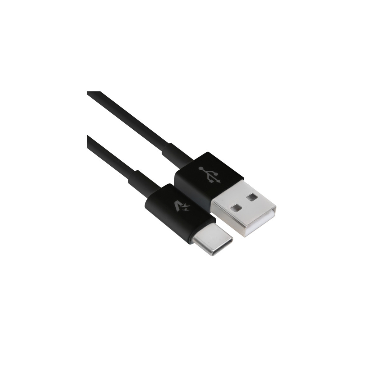 VULTECH SM-T113BK - CAVO USB / USB TYPE-C -RIVESTIMENTO TPE - 1M - COLORE NERO